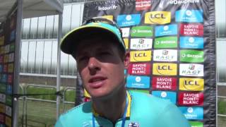 Jakob Fuglsang  postrace interview  6th stage  Critérium du Dauphiné 2017 [upl. by Palmira]