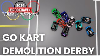 🥉 BROOKHAVEN SUMMER OLYMPICS GoKart Demolition Derby [upl. by Anyala]