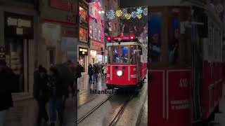 Istanbul Turkey Taksim square Istanbul old Train [upl. by Akinuahs]