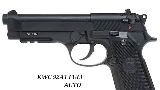 KWC M92A1 Blowback Full Auto Review By Tahir Pathan [upl. by Orran]