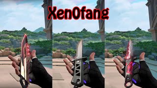 VALORANT Xerofang Knife vs Xenohunter Knife vs Vct Knife [upl. by Nehemiah]