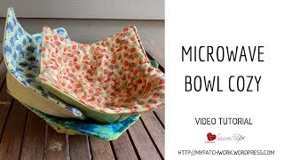 Microwave bowl cozy  video tutorial [upl. by Vaules]