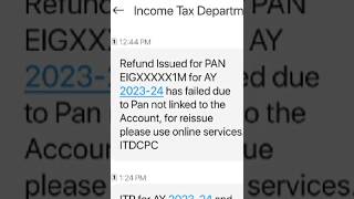 pan not linked to bank account 😱😱l pan name not matching with bank account [upl. by Dyke323]