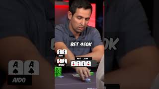 What Did He Just Fold 😲 shorts poker [upl. by Rento]