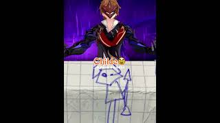 How i draw bosses in 30 sec of Genshin impact😎genshin ALERTA MEME BULLING TO ME [upl. by Enihpad]