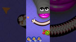 Snake worm 🐽 vs worms zone 😔tranding gaming wormszone shortsviralvideo [upl. by Ellenehc]