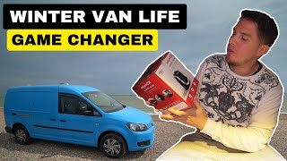 Low wattage heater options for winter van life UK  Stealth Micro Camper [upl. by Georgeanne]