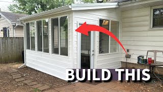 Sunroom Construction Timelapse  Watch the Transformation from Start to Finish [upl. by Nomal163]