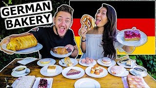 American Girlfriend Tries German Bakery Items [upl. by Filmore]