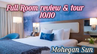 Mohegan Sun Hotel Room Review amp Tour  Sky Tower Suites  Connecticut 5 Stars hotel [upl. by Reivad936]