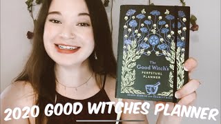 📓The Good Witchs Perpetual Planner The ModernDay Witch  2020 PLANNER REVIEW 2020 JOURNAL [upl. by Ronny]