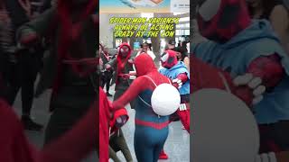 SpiderMan be acting crazy comiccon [upl. by Ahron]