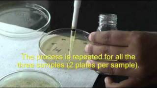 Inuse test for disinfectants [upl. by Airbas]