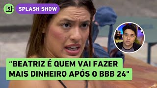 BBB 24 Mesmo sem ser vencedora Beatriz tem tudo para faturar o dobro do prêmio diz Dieguinho [upl. by Alburga]