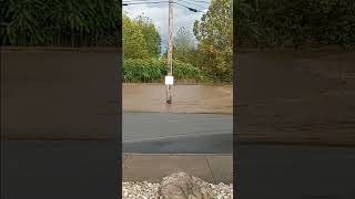 Flooding in upper east Tennessee from the hurricane [upl. by Initirb]