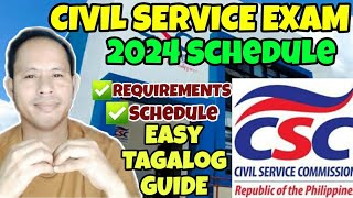 PAANO KUMUHAMAGAPPLY SA CIVIL SERVICE EXAM 2024 FIRST BACH 2024 [upl. by Dnyletak]