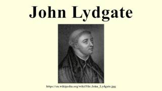 John Lydgate [upl. by Hilarius]