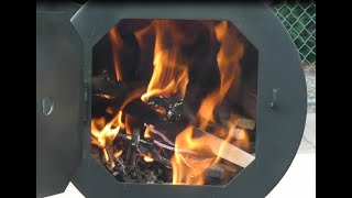 camp stove first burn review [upl. by Noj]