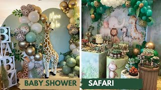 Increíbles ideas de decoraciones para un baby shower de safari [upl. by Akerehs]