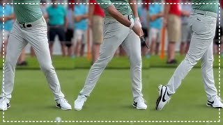 Close Up of Rory Mcilroy Leg Drive with Slow Motion [upl. by Lorn]