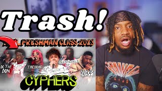 2RARE MUST BE STOPPED  2023 XXL Freshman Cypher Luh Tyler SleazyWorld Go etc REACTION [upl. by Mcevoy382]