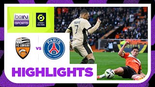 Lorient v PSG  Ligue 1 2324  Match Highlights [upl. by Rahs]