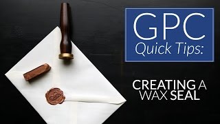 How to Use a Wax Seal [upl. by Halie34]