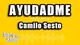 Camilo Sesto  Ayudadme Versión Karaoke [upl. by Anaele312]