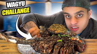 200 Wagyu Steak Challenge EXTREME MUKBANG asmr challenge [upl. by Karr]