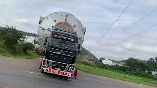 Abnormal taking contraflow to pass under high voltage power line [upl. by Hnah]