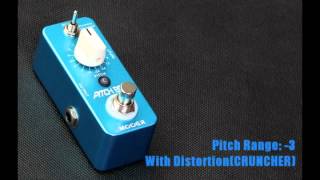 Mooer Pitch Box Micro Pedal Demo [upl. by Inoek572]