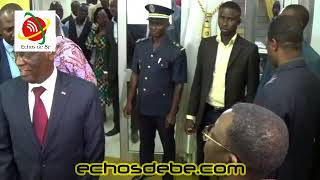 Echos de Bè  Jean Kissi donne du moral au gardecorps du président de lAssemblée Nationale du Togo [upl. by Anirak]