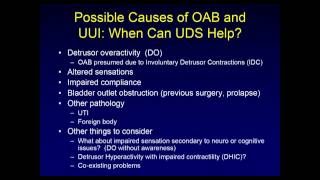 LABORIE Webinar Series Interpretation of OAB and Urge Incontinence [upl. by Fergus]