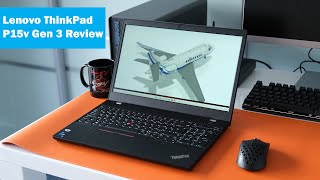 Lenovo ThinkPad P15v Gen 3 Review i712800H 32GB 1TB RTX A2000 [upl. by Dewain]