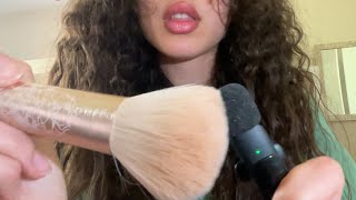 ASMR kisses and mic brushing under 2 minutes [upl. by Thorner665]