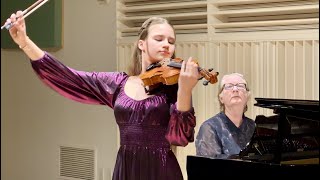 Violin Recital of 14 year old Karolina Protsenko  Mendelssohn Violin Concerto 1st mov [upl. by Ernesta]