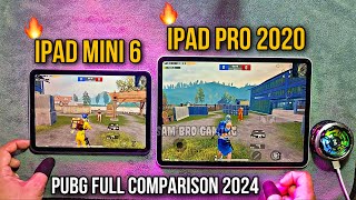 iPad Mini 6 Vs iPad Pro 2020 PUBG Full Comparison in 2024  Electro sam [upl. by Olaf921]