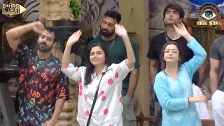 Bigg Boss 18 LIVE BB18 Ki Pehli Subah Alice Hui Late Shehzada Dikhe Sleepy Chaht Dikhi Energetic [upl. by Barbur]