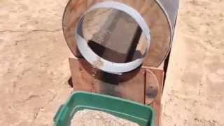 Beach sand sifting machine [upl. by Lledniuq]