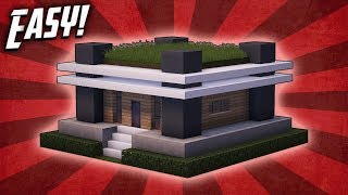 Minecraft How To Build A Small Modern House Tutorial 26 [upl. by Derwon]