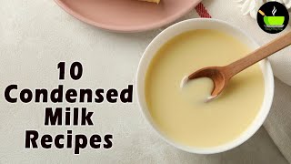 Indian Condensed Milk Milkmaid Recipes  10 Best Desserts with Sweetened Condensed Milk Recipes [upl. by Jona]