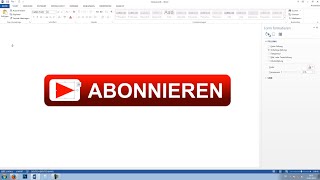 Buttons und Logos in Microsoft Word erstellen HD Beispiel Abonnieren Button von YouTube [upl. by Ayhay]