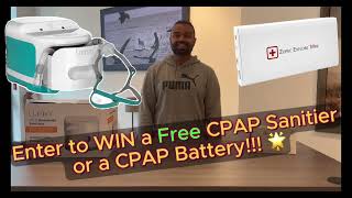 Join our PRIZE GIVEAWAY Enter to win Lumin CPAP Sanitizer or Zopec CPAP Battery [upl. by Eiramrefinnej]