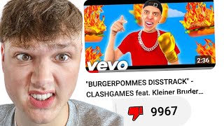 Der neue quotBurgerPommesquot Disstrack ist naja [upl. by Arreit]