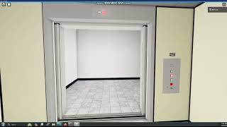 Montgomery Hydraulic Elevator JCPenney Leoville Robloxia [upl. by Eentruok]