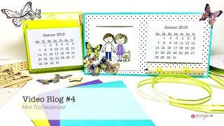 Video Blog 4  Das Jahr beginnt  mit einem MiniTischkalender [upl. by Atwood278]