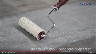 Come applicare MANTOPLAST FLOOR vernice di Chrèon per pavimenti [upl. by Ehr]