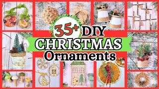 35 Amazing Christmas Ornaments youll WANT to make  Ornaments to Make and Sell or Gift [upl. by Nnaycart]