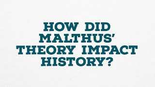 How did Malthus’ theory impact history population upsc [upl. by Aekerly34]