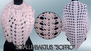 DIY ScialleBaktus quotSoffioquot Facile e Veloce [upl. by Ayotaj309]